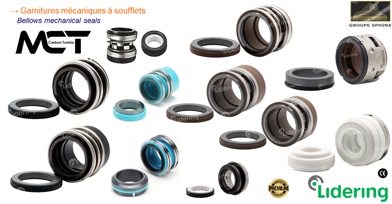 Image du produit Garnitures mécaniques à soufflets
