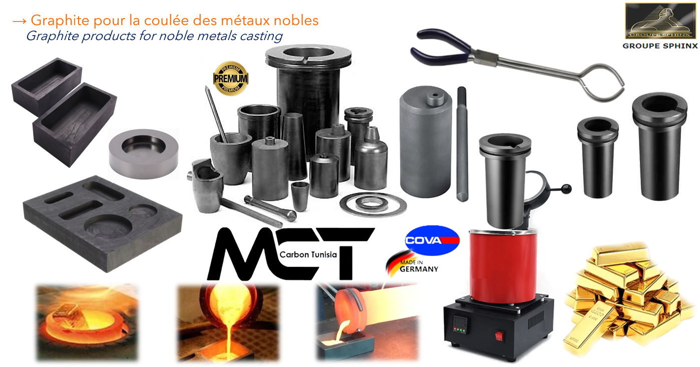 Image du produit Graphite pour la coulée des métaux nobles