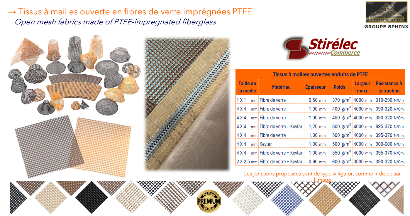 Image du produit Tissus & filets à mailles