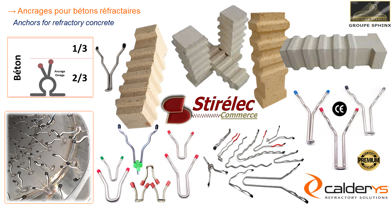 Image du produit Ancrages pour bétons réfractaires