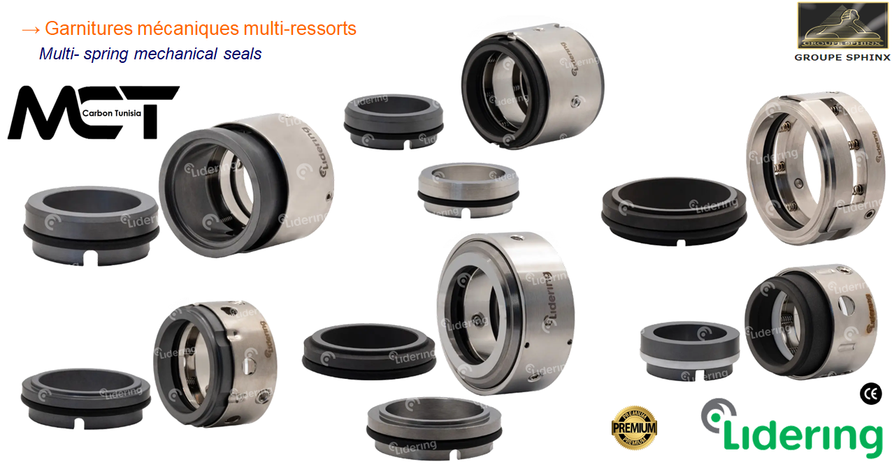 Image du produit Garnitures mécaniques multi-ressorts