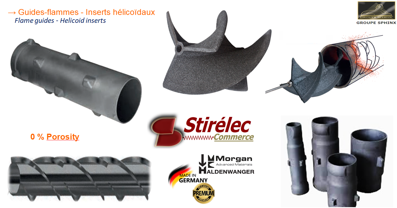 Image du produit Guide-flammes & Inserts hélicoïdaux