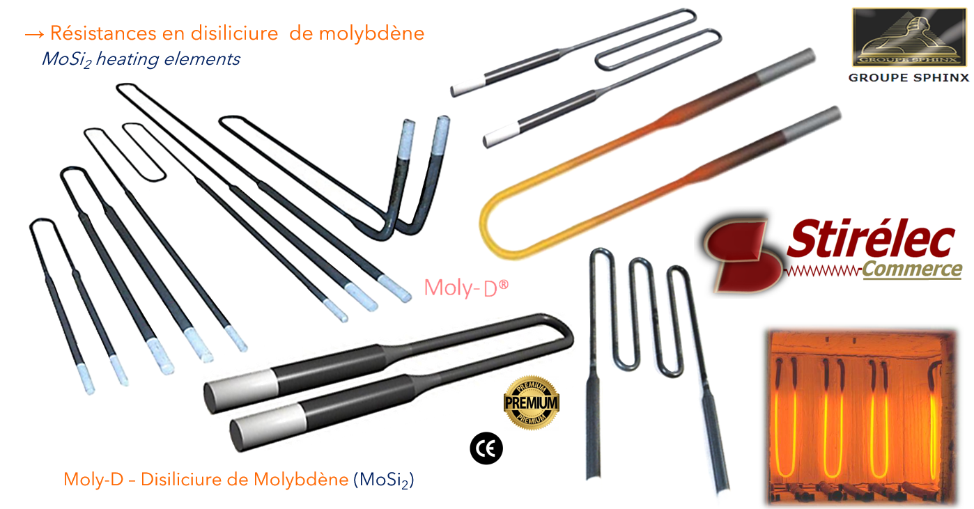 Image du produit Résistances chauffante en MoSi2